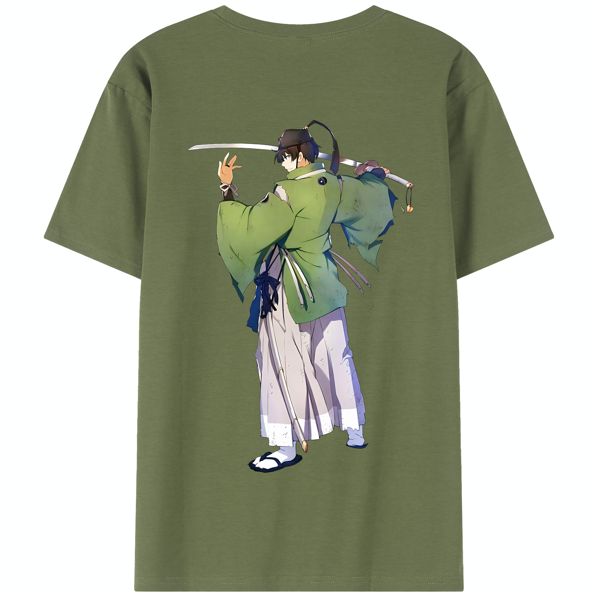 （画像用） 刀剣乱舞 Touken Ranbu 綿100％半袖Tシャツ（背面プリント）